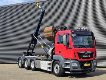 MAN TGS 35.430 8x4-4 BL / HAAKARM + Z KRAAN / CRANE